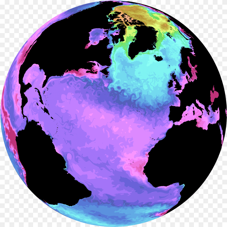 Msm Phglobe Globe Ocean Currents Gif Animated, Astronomy, Outer Space, Planet, Sphere Png Image