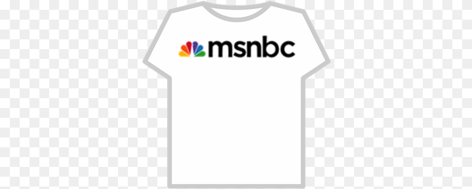 Msnbc Logo 2008 Trxsh Mask Roblox, Clothing, T-shirt, Shirt Png Image