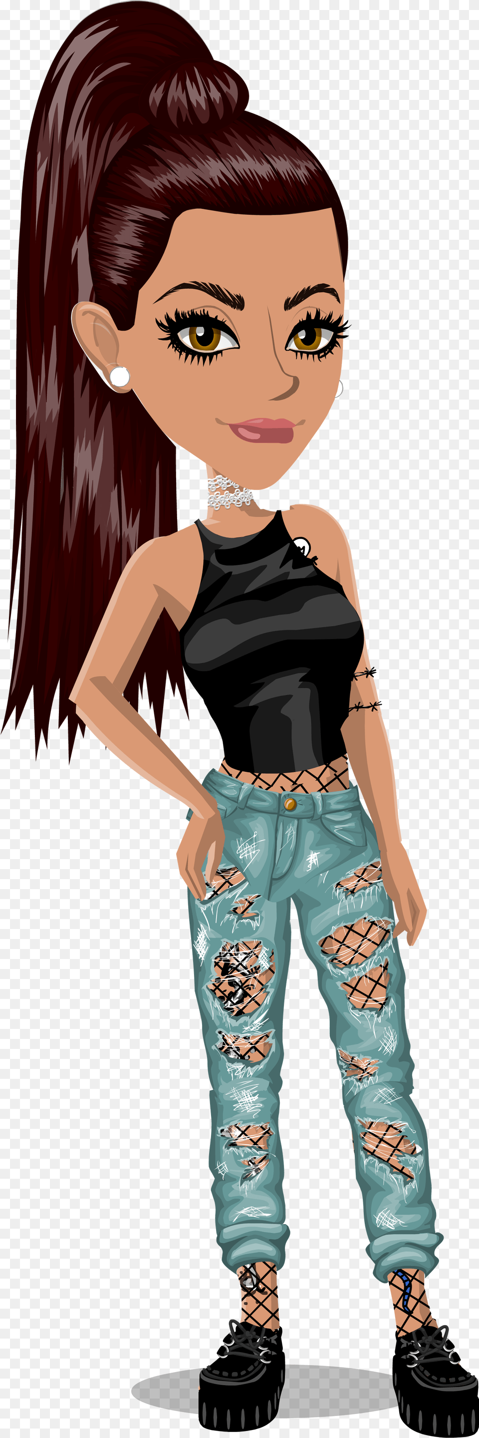 Msp Quotback To Basicsquot Moviestarplanet, Book, Clothing, Comics, Pants Free Png