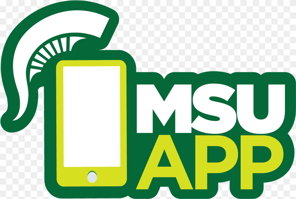 Msu Logo Michigan State Spartans, Green, Electronics, Phone, Mobile Phone Png Image
