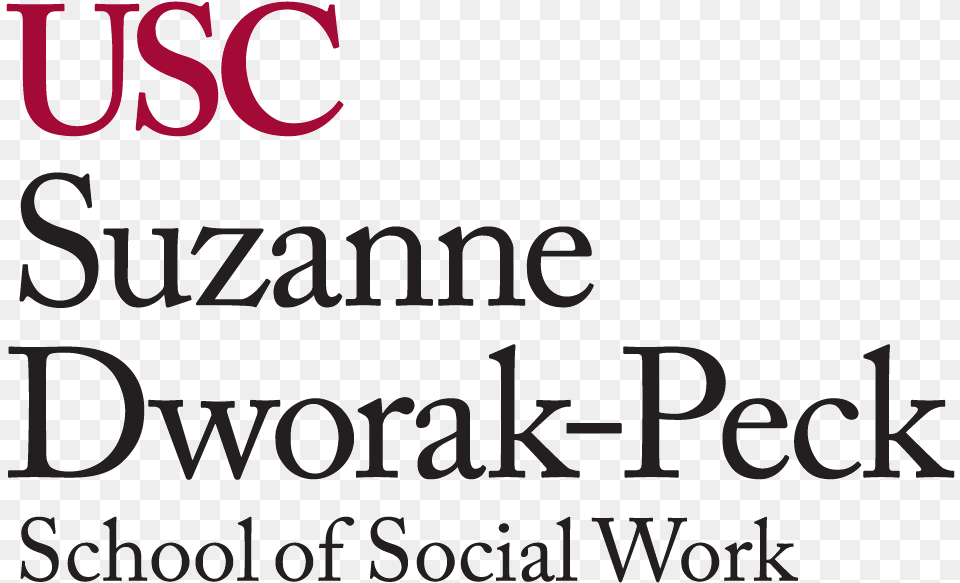 Mswusc Usc Suzanne Dworak Peck School Of Social Work, Text Free Png Download