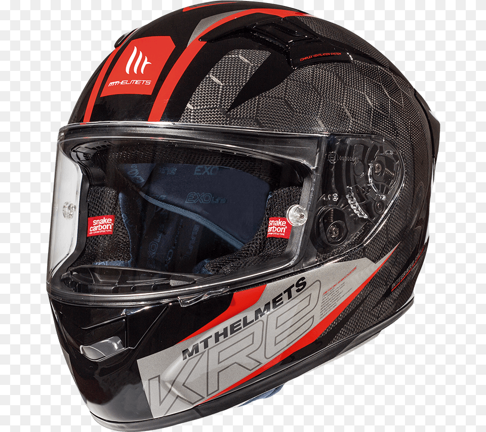 Mt Helmet Snake Carbon, Crash Helmet Free Png Download