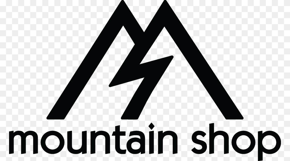 Mt Shop Mountain Shop Logo, Triangle, Symbol Free Png Download
