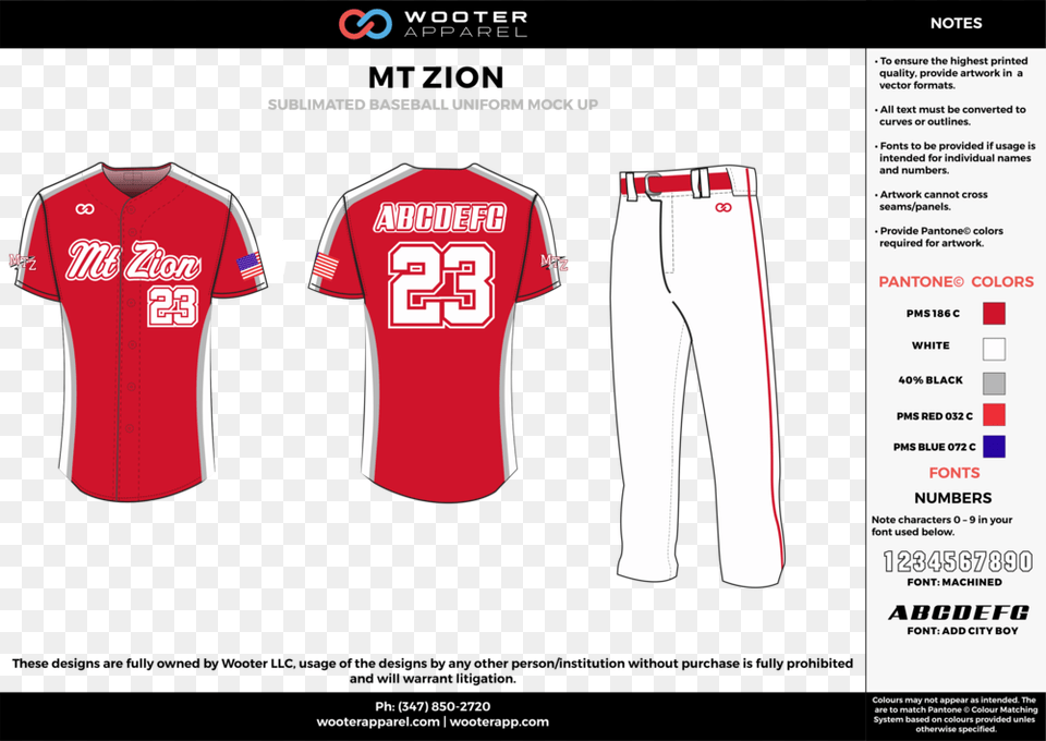Mt Zion Red White Gray Blue Baseball Uniforms Jerseys Black And Red Baseball Uniforms, Clothing, Shirt, T-shirt, Jersey Free Png Download