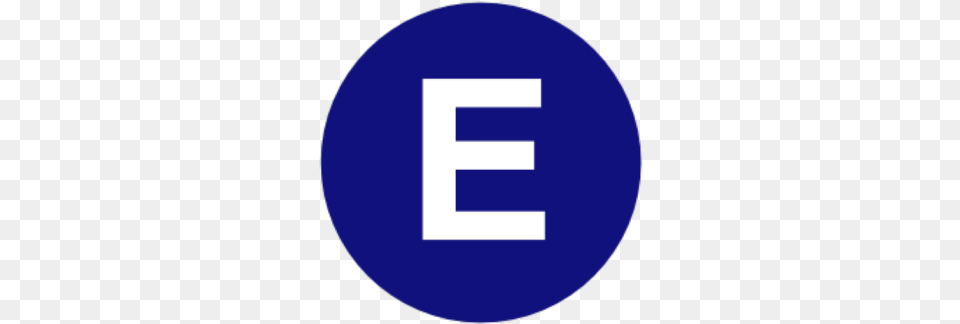 Mta E Train Logo H Blue, Sign, Symbol, Text, First Aid Free Transparent Png