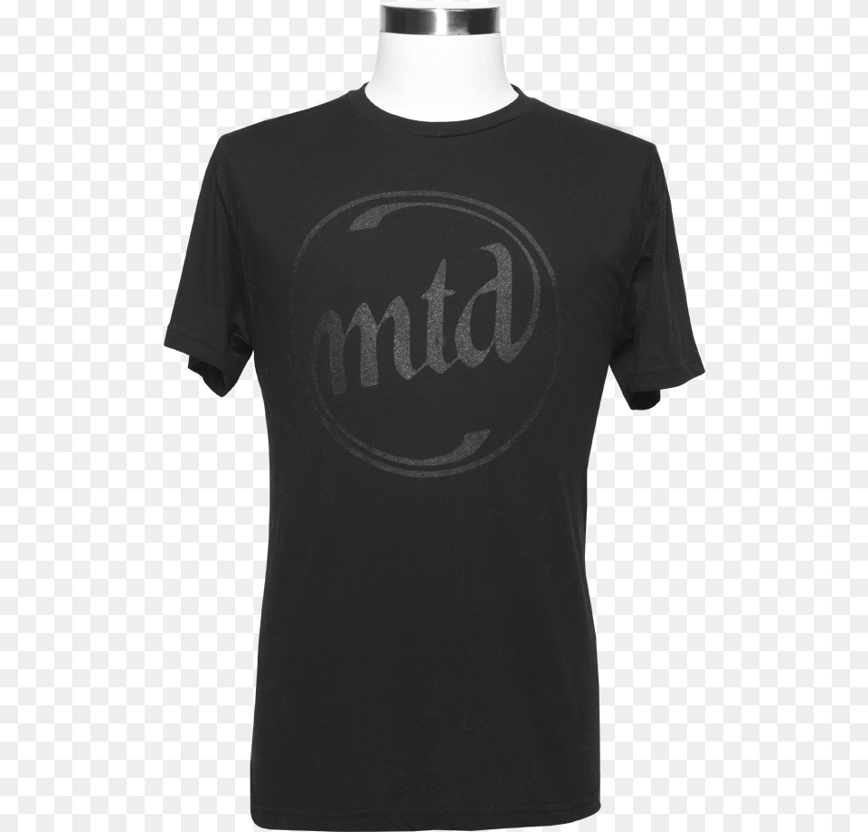 Mtd Black Logo Shirt U2014 Michael Tobias Design Nike Plain Football Kits, Clothing, T-shirt, Adult, Male Png Image