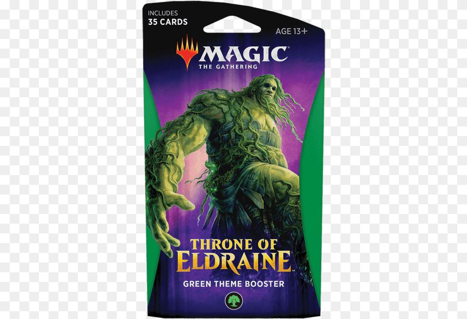 Mtg Booster Pack Themed Throne Of Eldraine Theme Booster Green, Book, Publication, Adult, Female Png