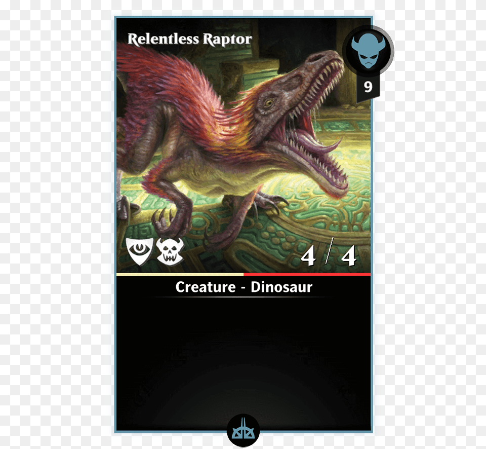 Mtg Dinosaur Art Raptor, Animal, Reptile, T-rex Free Png