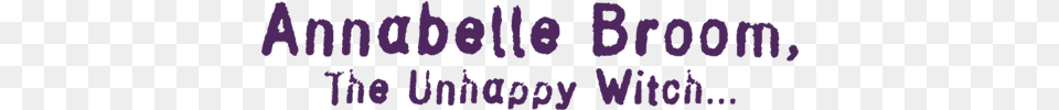 Mti Annabelle Broom The Unhappy Witch Logo Stille Nach Dem Schuss, Purple, Text Free Transparent Png