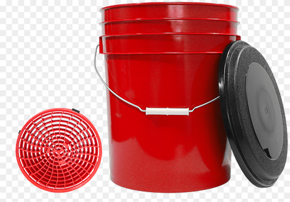 Mtm Red 5 Gallon Bucket Lid And Dirt Lock Grid Circle, Machine, Wheel Png