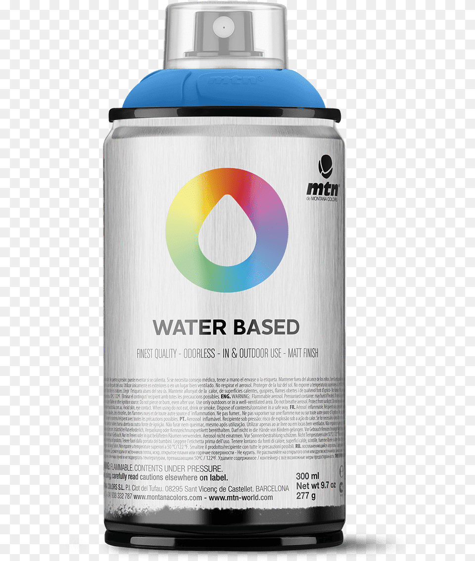 Mtn Water Based 300 Spray Paint Mtn Water Based Fluorescent, Can, Spray Can, Tin Png Image