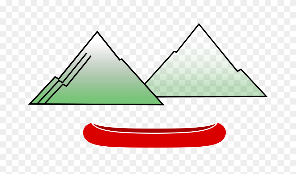 Mtns Canoe, Triangle Free Transparent Png