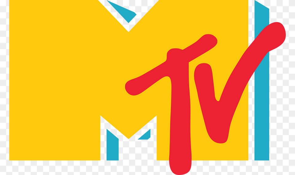 Mtv Logo Yellow Blue And Red, Art, Person, Text, Sign Free Transparent Png