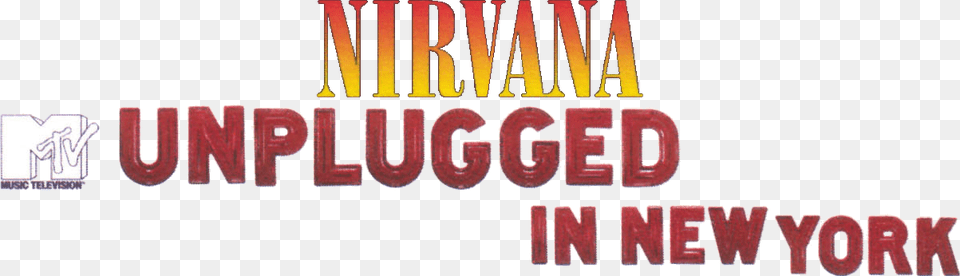 Mtv Unplugged Logo Mtv Unplugged In New York Lp, Text Png