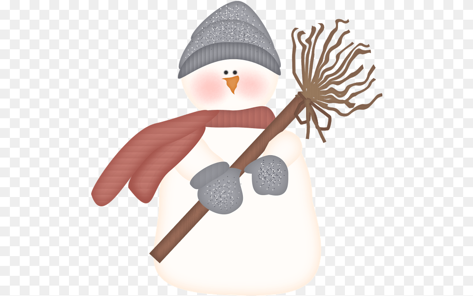 Mu Equito De Nieve Wooden Painted Christmas Spoons, Nature, Outdoors, Winter, Snow Free Png