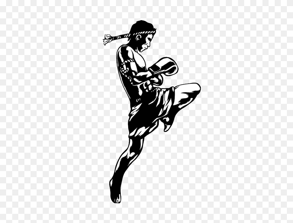 Muay Thai, People, Person, Stencil, Adult Png