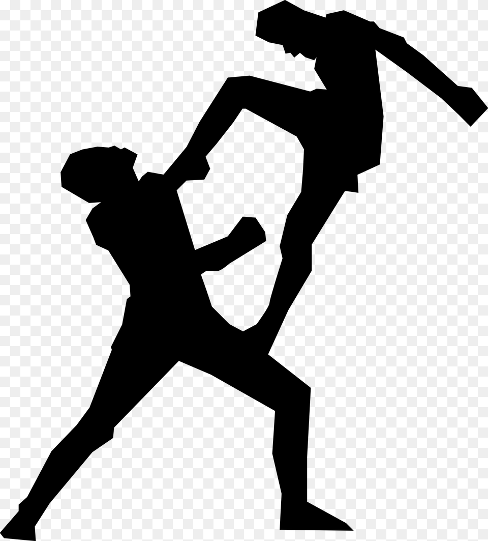 Muay Thai Martial Arts Boxing Muay Thai Vector, Silhouette, Stencil, Adult, Male Free Png