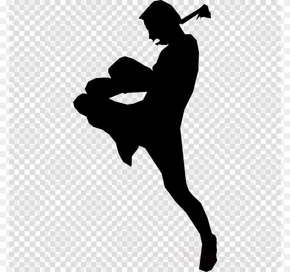 Muay Thai Silhouette Clipart Muay Thai Boxing Martial, Dancing, Person, Leisure Activities, Adult Free Png Download