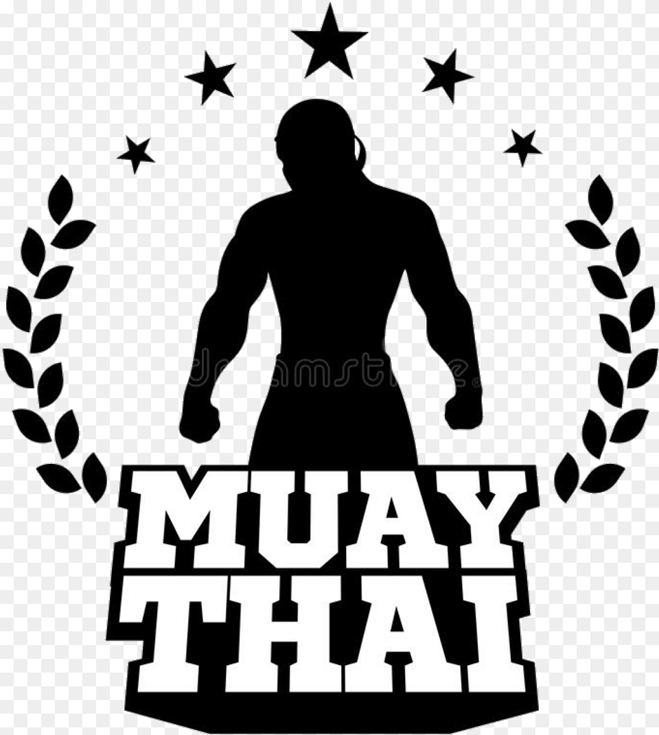 Muaythai Logo Logotype Logotipo Ufc Mma Lucianoballack Muay Thai Logo, Stencil, Adult, Male, Man Free Transparent Png