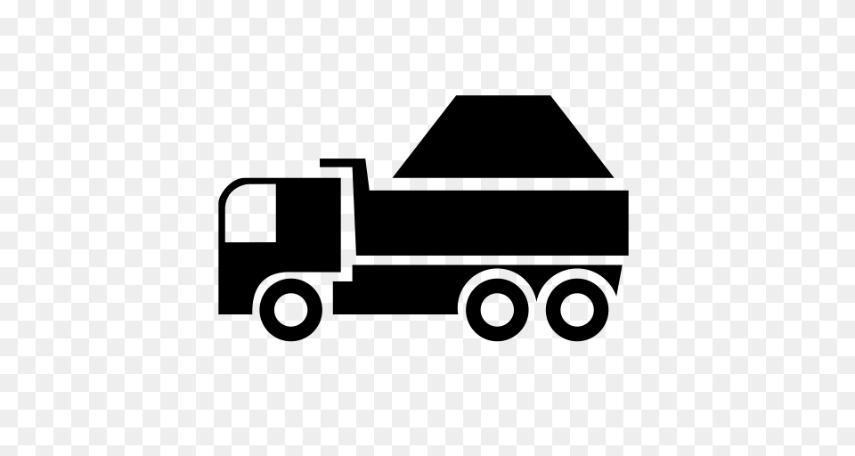 Muck Truck Icon With And Vector Format For Unlimited, Gray Free Png Download