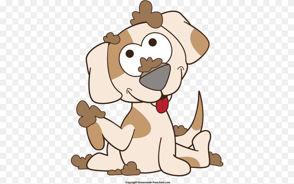 Mud Clipart Dog, Cartoon, Animal, Bear, Mammal Free Png Download