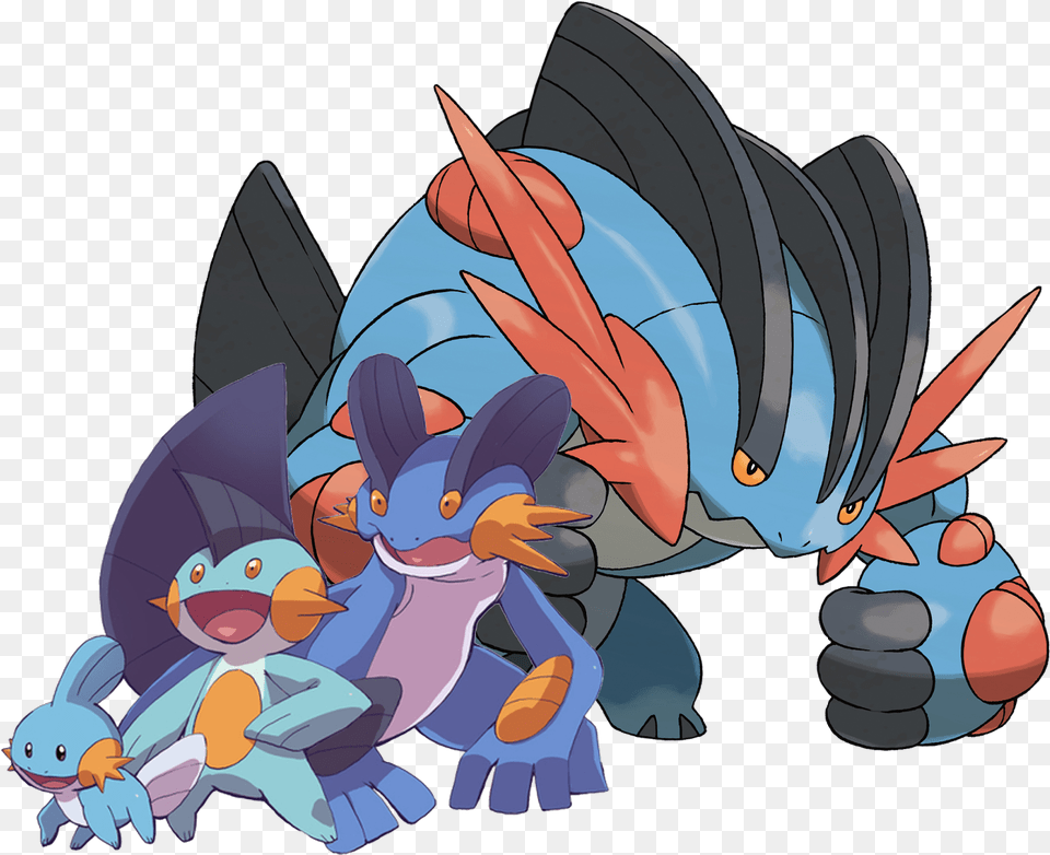 Mud Fish Pokemon Evolution Mudkip, Cartoon, Baby, Person, Face Free Png