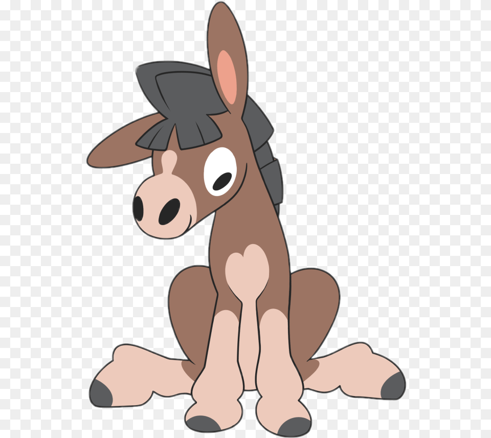 Mudbray Scdonkey Donkey Pokemon Sticker By Hyper Donkey Pokemon, Animal, Mammal, Baby, Person Free Png