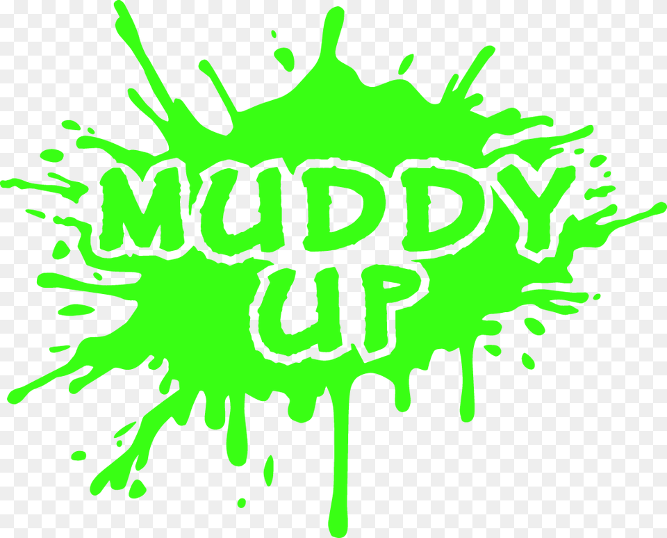 Muddy Up Designs Neon Green Graphic Design, Logo, Text Png