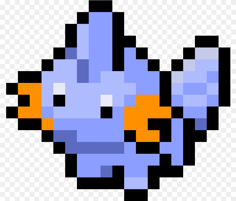 Mudkip Pokemon Pixel Art Mudkip, Pattern Png Image