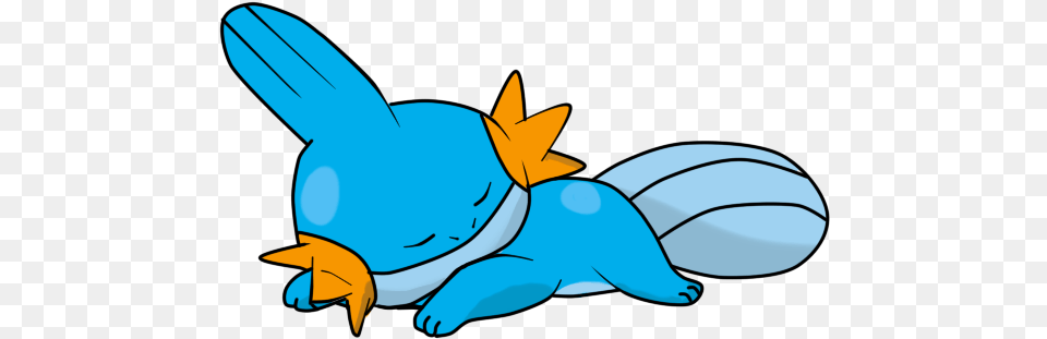 Mudkip Starter Pokemon U0026 Clipart Mudkip Sleeping, Animal, Bird, Jay, Fish Free Png