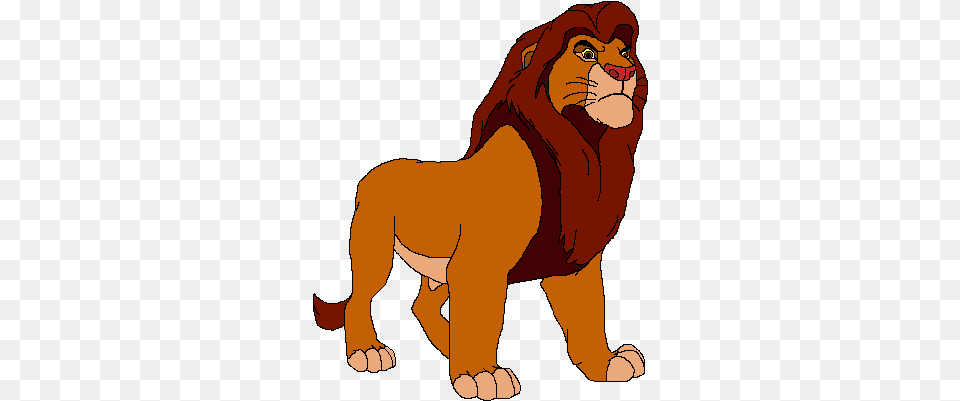 Mufasa Lion King Base, Animal, Mammal, Wildlife, Baby Png