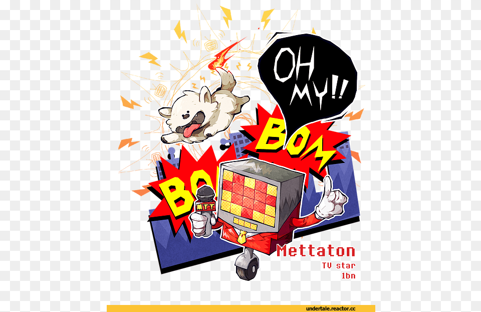 Muffet Napstablook Chibi Toriel Undertale Anime Lesser Dog Mettaton, Advertisement, Poster, Book, Comics Free Png Download