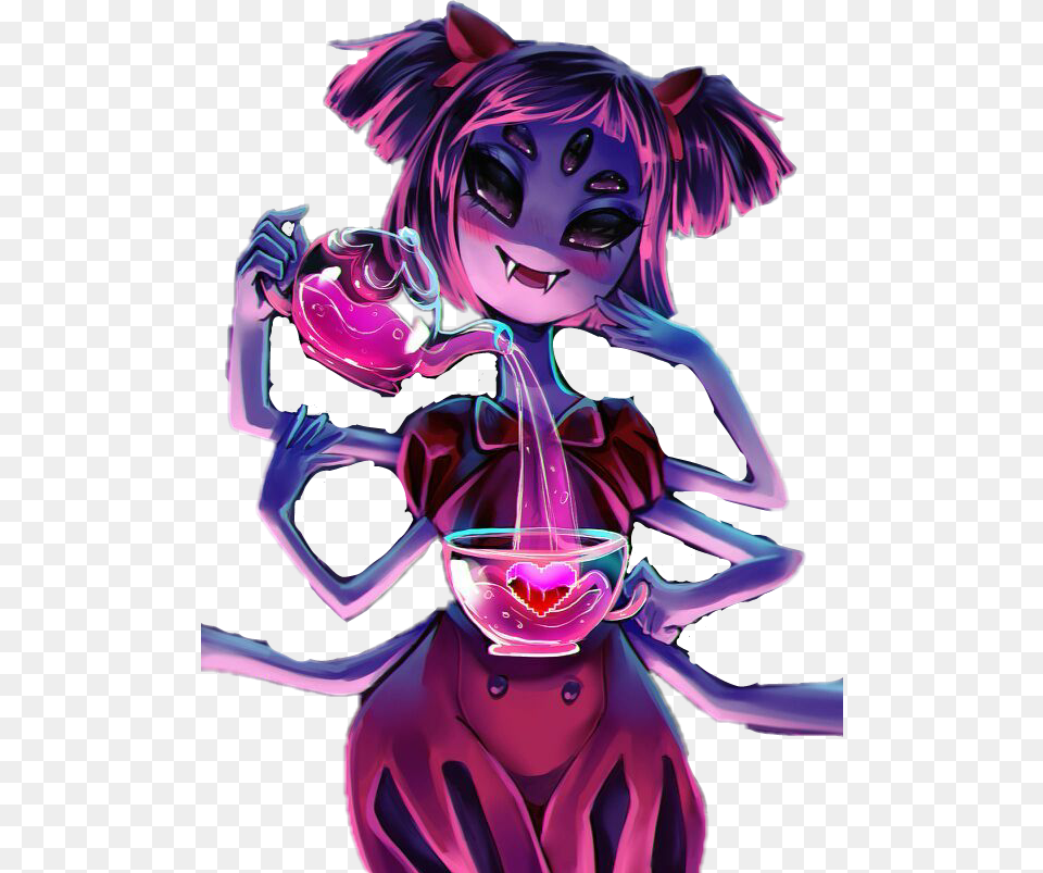 Muffet Undertale Muffet Undertale, Purple, Book, Comics, Publication Free Png Download