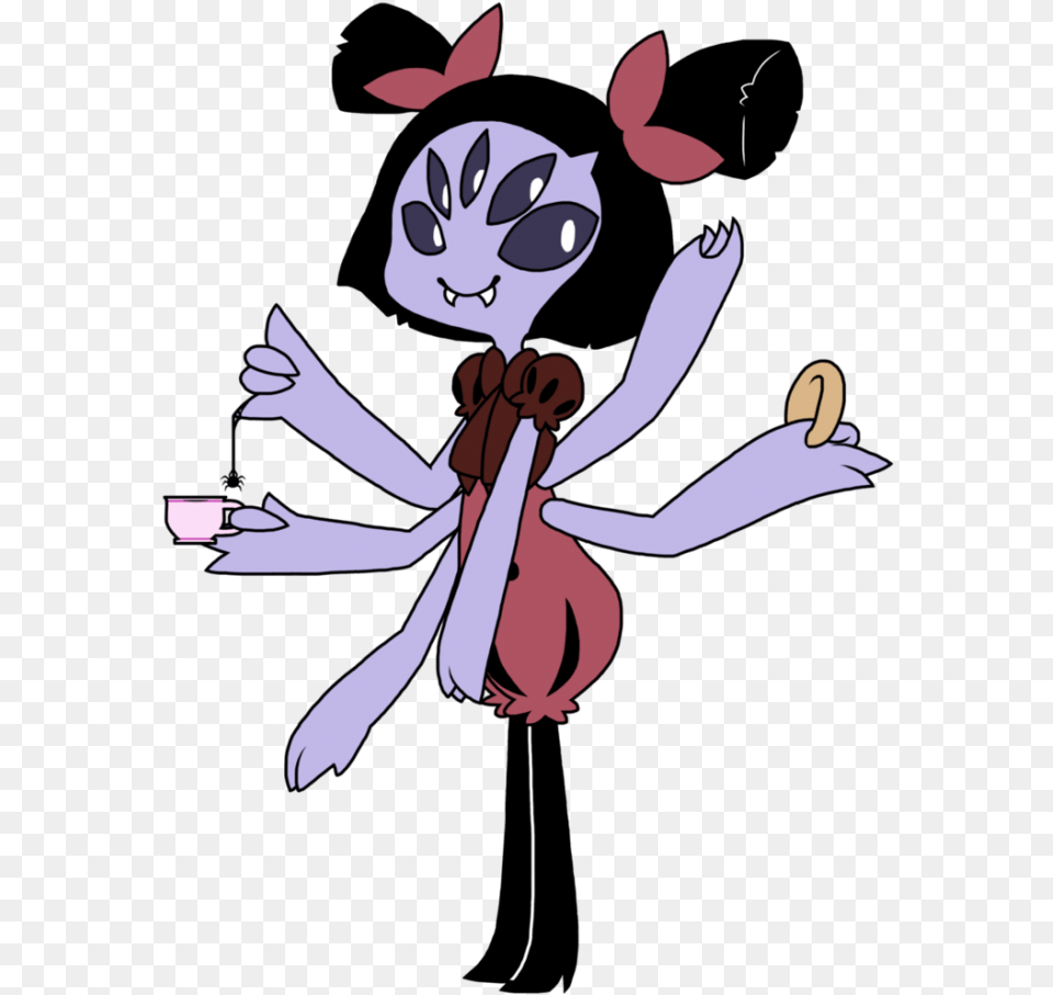 Muffet Undertale Render, Book, Cartoon, Comics, Publication Free Transparent Png