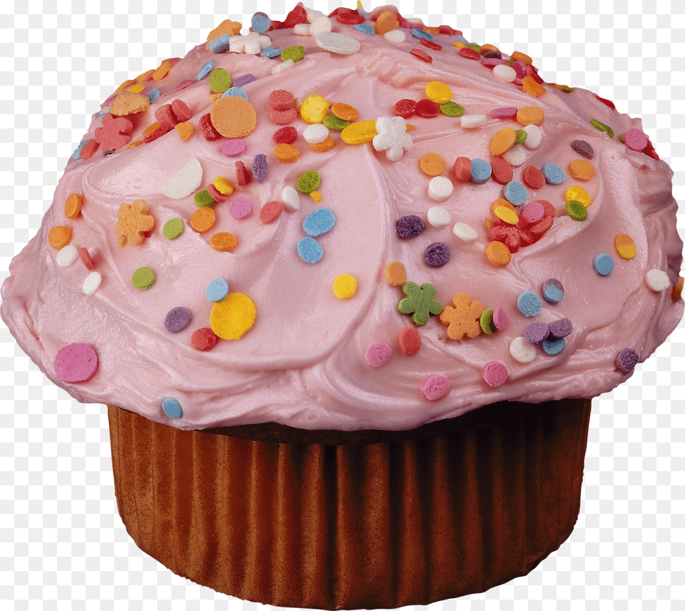 Muffin, Birthday Cake, Cake, Cream, Cupcake Free Png Download