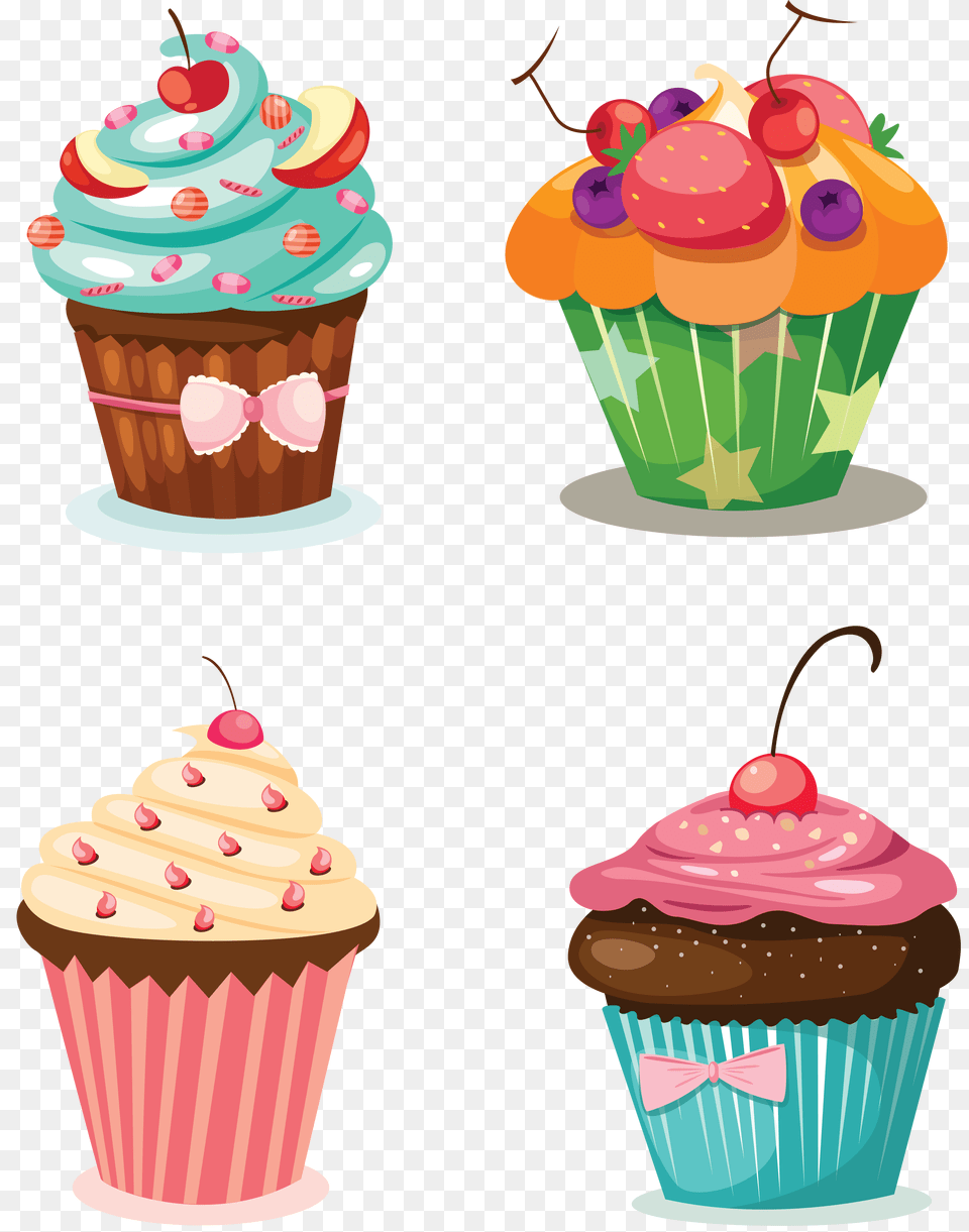 Muffin, Cake, Cream, Cupcake, Dessert Free Transparent Png