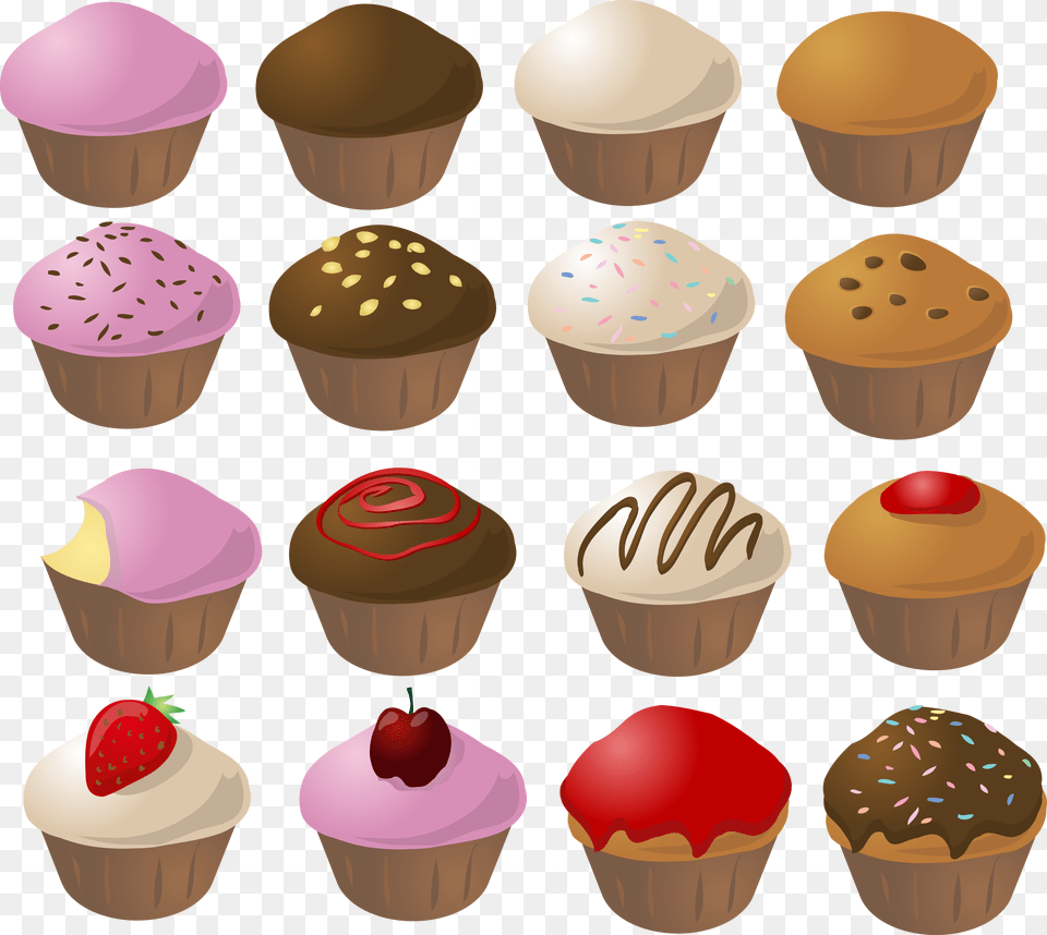 Muffin, Cake, Cream, Cupcake, Dessert Free Transparent Png