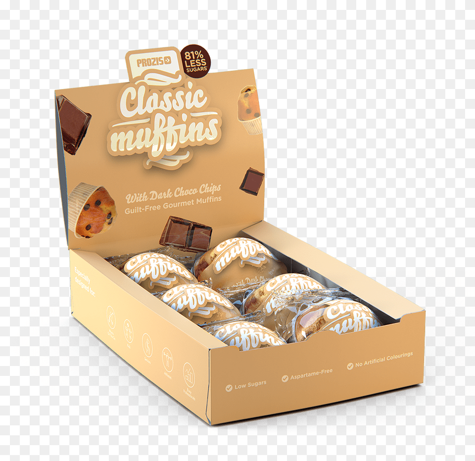 Muffin, Dessert, Food, Pastry, Box Free Png Download