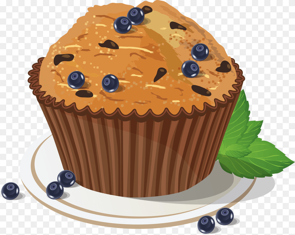 Muffin, Dessert, Cake, Cream, Cupcake Free Png Download
