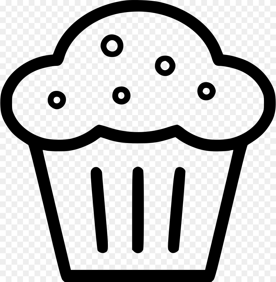 Muffin, Cake, Cream, Cupcake, Dessert Free Png