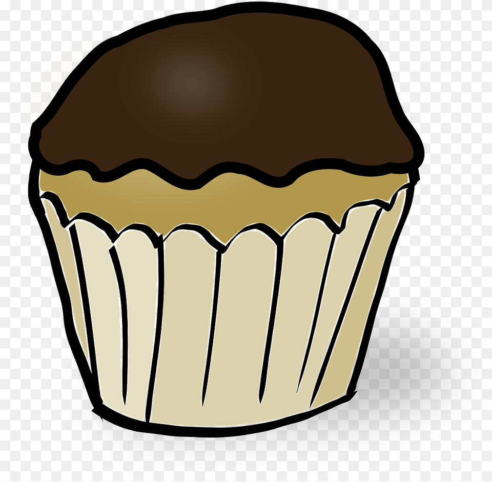 Muffin Chocolate Cupcake Picture Muffin Clipart, Cake, Cream, Dessert, Food Free Png