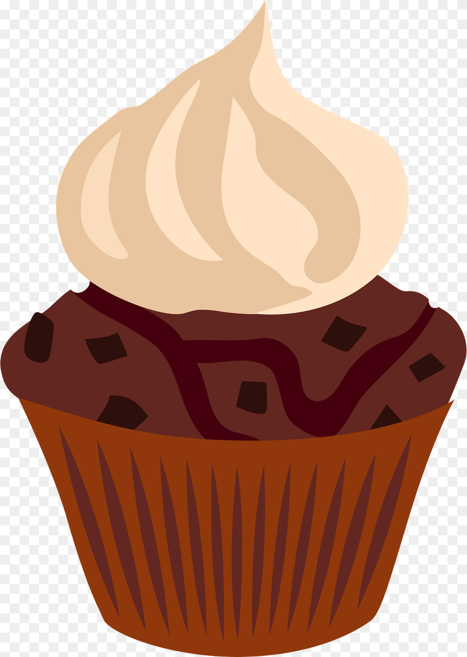 Muffin Clipart, Cake, Cream, Cupcake, Dessert Png Image