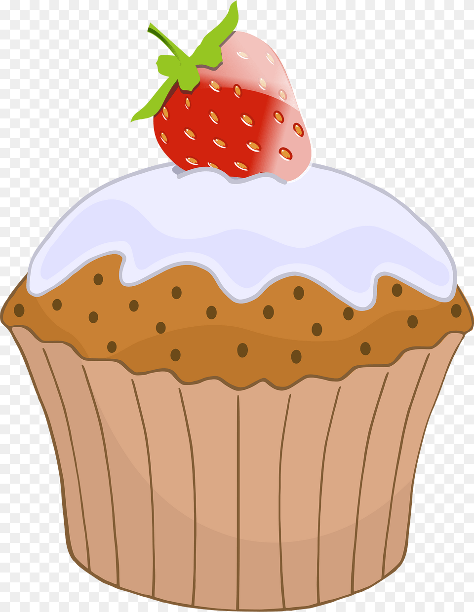 Muffin Clipart, Food, Cake, Cream, Cupcake Png Image