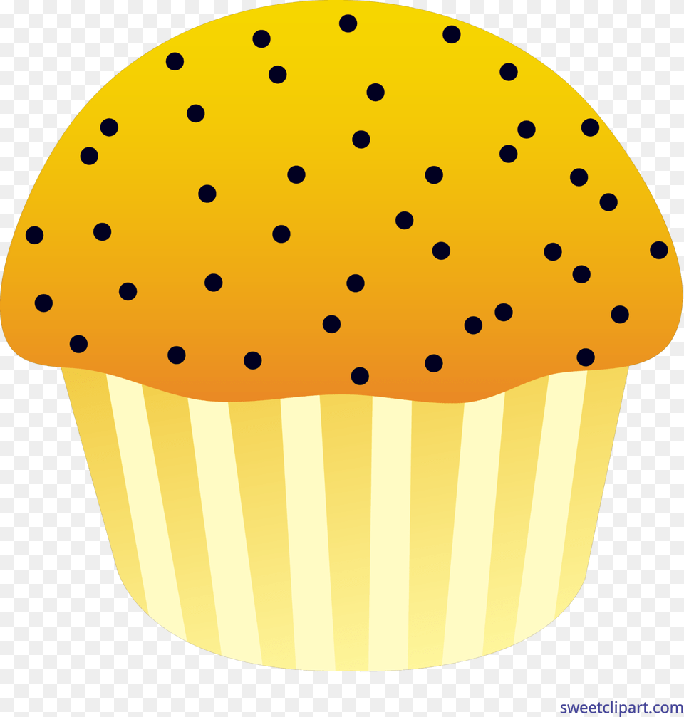 Muffin Lemon Poppy Seed Clip Art, Cake, Cream, Cupcake, Dessert Png