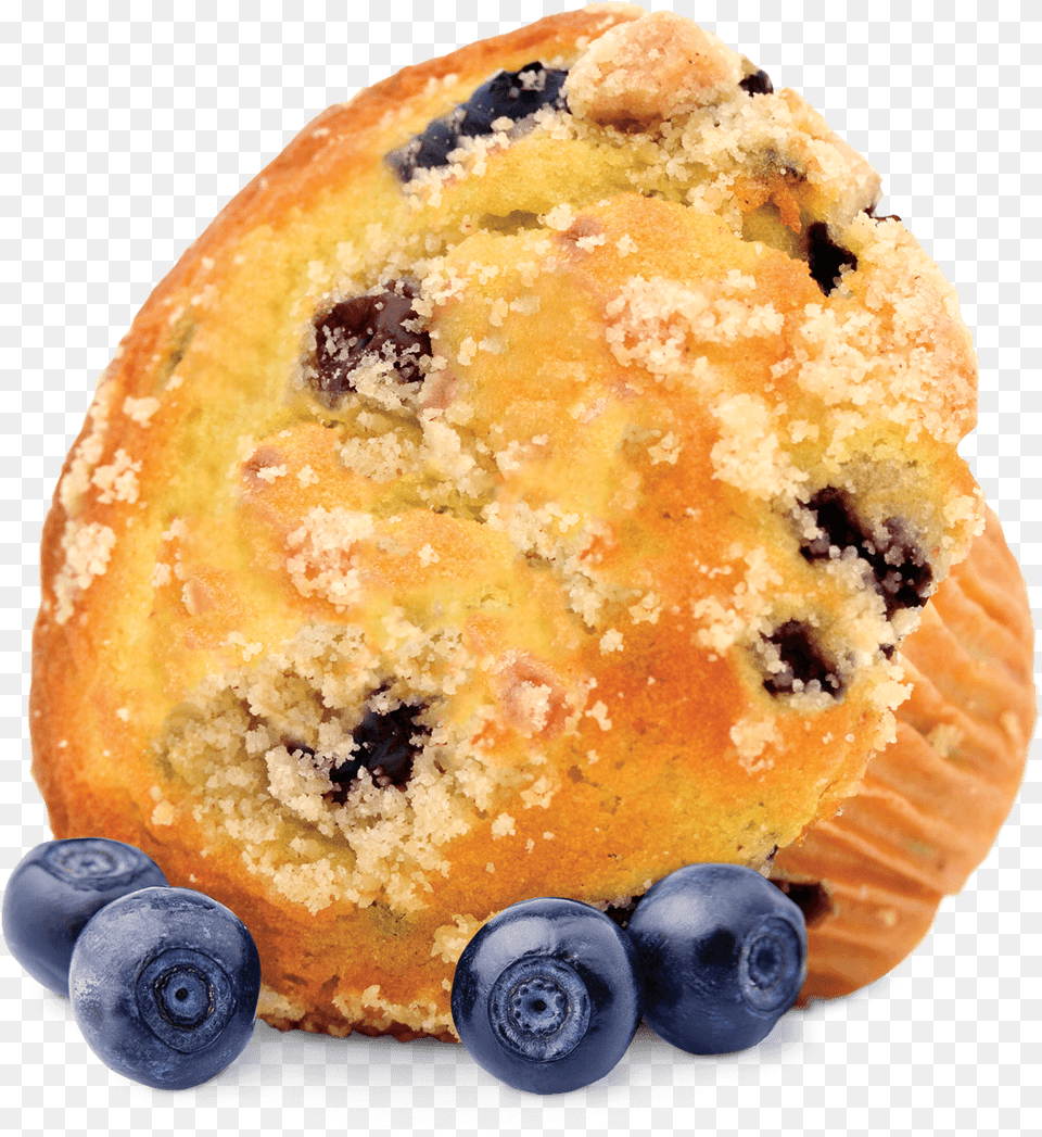 Muffin Transparent Blueberry Muffin, Produce, Plant, Fruit, Food Free Png