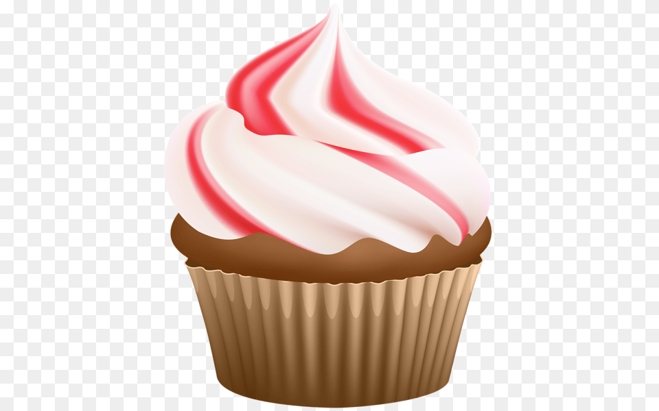 Muffin With Cream Clip, Cake, Cupcake, Dessert, Food Free Png Download