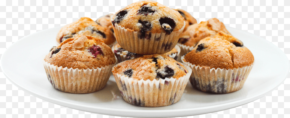 Muffins, Dessert, Muffin, Food, Plate Free Png Download