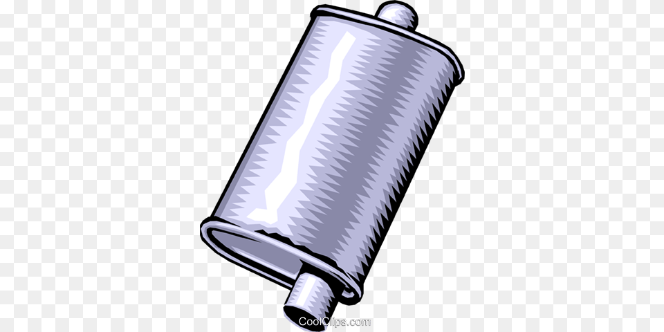 Muffler Royalty Vector Clip Art Illustration, Tin, Can, Spray Can Free Transparent Png