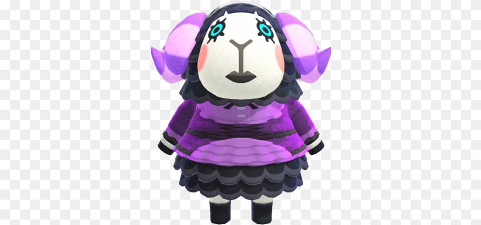 Muffy Animal Crossing Wiki Fandom Muffy From Animal Crossing, Toy, Baby, Person, Purple Png