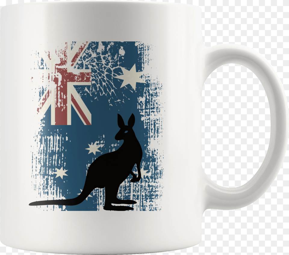 Mug, Animal, Cup, Kangaroo, Mammal Png Image